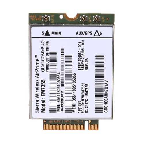 4G LTE Module for HP LT4111 EM7355 Gobi5000 100Mbps Card WIFI Sierra - Photo 2/8