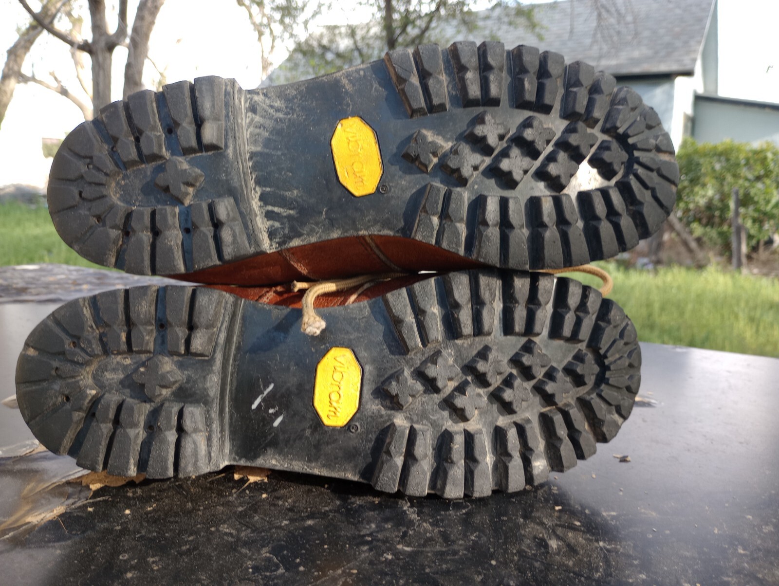 Vintage Dexter Brown Men's Size 8.5 Leather Hiking Mountaineering Boots