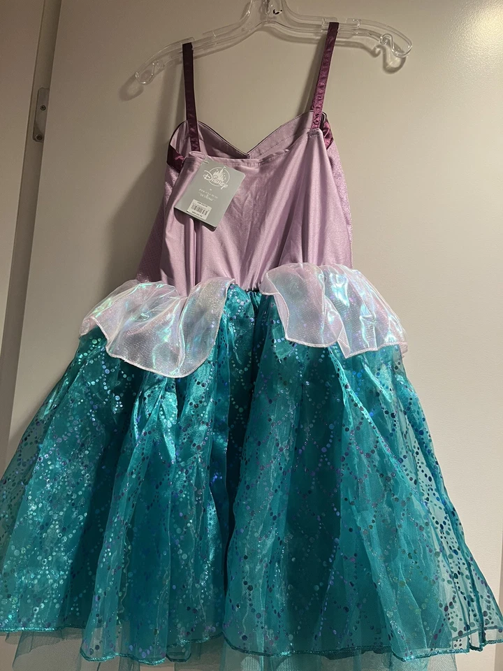迪士尼小美人鱼爱丽儿成人服装中号蓬蓬裙连衣裙新品 — 第 3/4 张图片