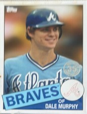 2020 Topps 1985 Topps 35th Anniversary Series 1#85-8 Dale Murphy 1985 Topps 35th