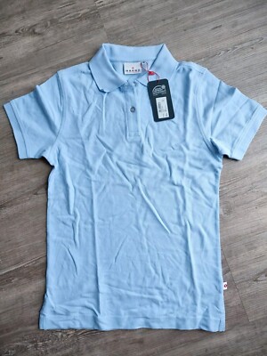 HAKRO Damen Poloshirt 224 Top Größe S hellblau eisblau Polohemd NEU mit Etikett