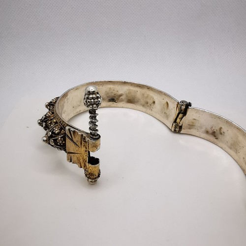 Beduinen Schmuck Armband Armreif Silber Türkis Onyx Edelsteine - Bild 8 von 9
