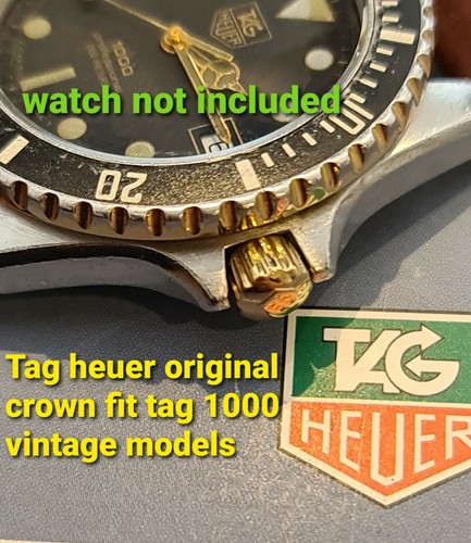 TAG Heuer 1000 new crown winder gold 