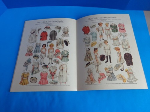 1981 LETTIE LANE PAPER DOLLS- REPRODUCTIONS- UNCUT- 24 PAPER DOLLS - Picture 10 of 11