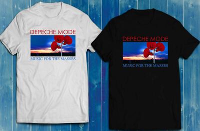 DEPECHE MODE Music for The Masses New Wave Men's T-shirt Tee Size
