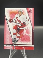 2022-23 Upper Deck SP Authentic Seth Jarvis Limited Red Parallel Hurricanes #32