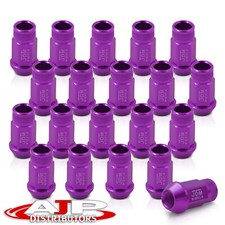 20 Pieces Purple M12 1.5 Thread Racing Drifting Aluminum Open End Lug Nut Set 20 Pieces Purple M12 1.5 Thread Racing Drifting Aluminum Open End Lug Nut Set