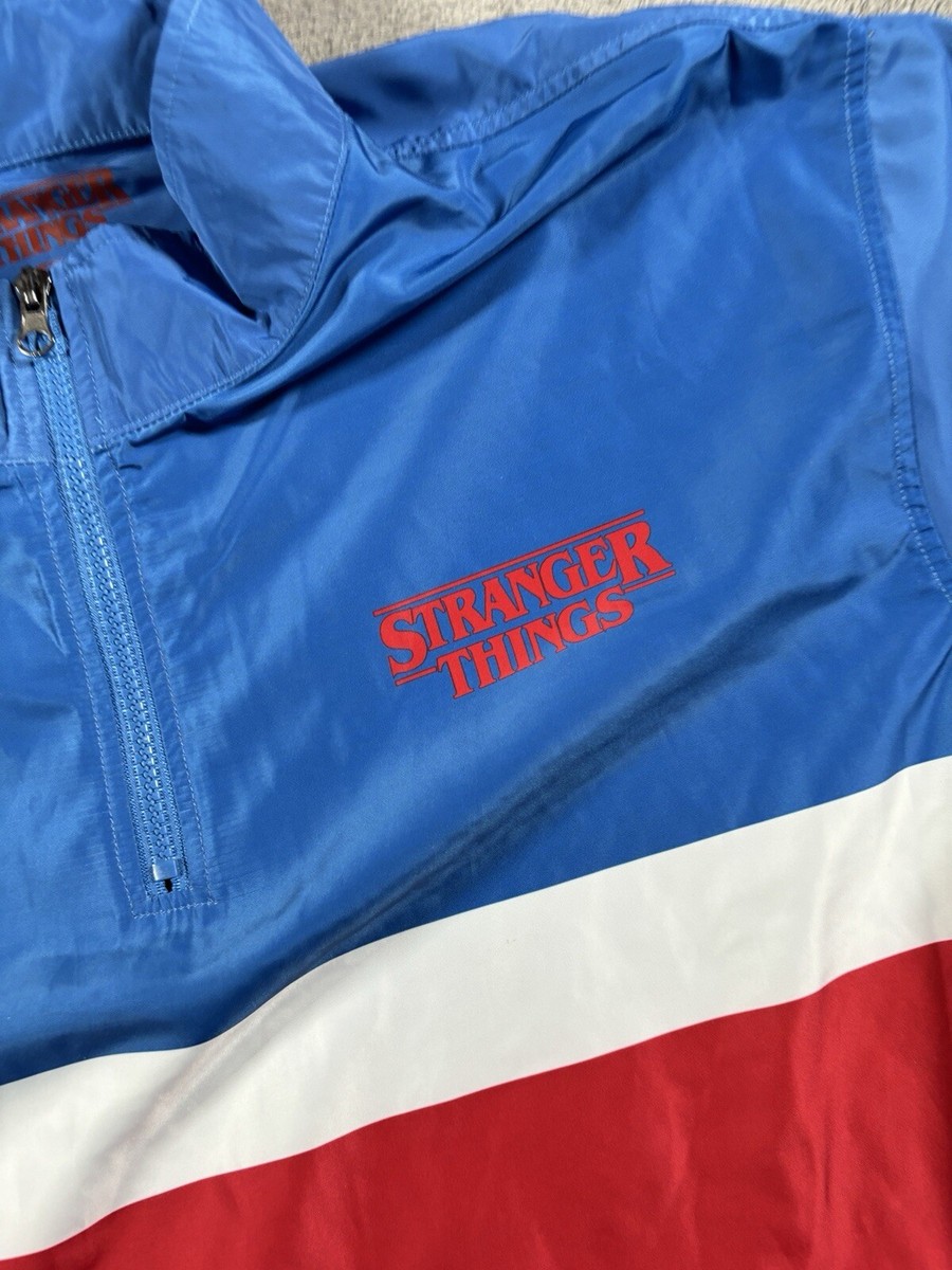 Stranger Things Jacket Youth 2XL 16-18 Windbreaker Rain Coat Stranger Things Jacket Youth 2XL 16-18 Windbreaker Rain Coat