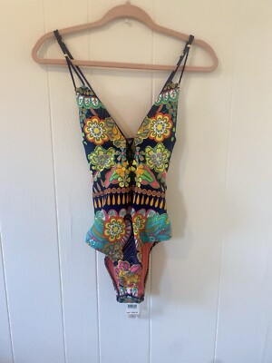 Nanette Lepore Utopia Goddess One-Piece Swimsuit As Seen On Victoria Justice XS