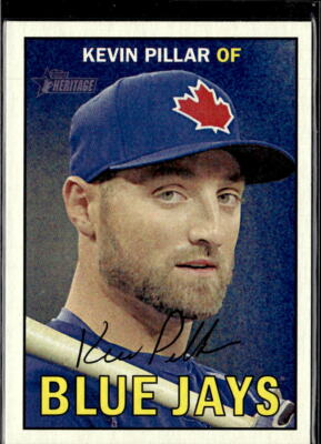 2016 Topps Heritage Kevin Pillar Toronto Blue Jays #206  3 Card Lot