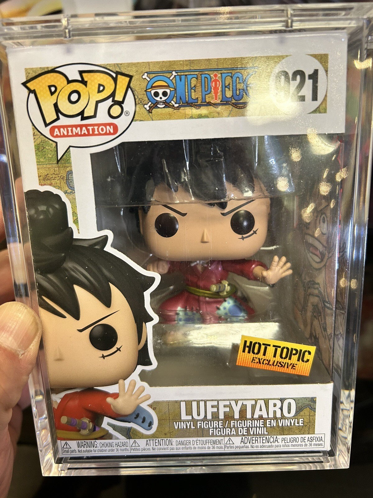 ¡Funko Pop Animation One Piece Luffytaro 921! ¡Casi como nuevo! 1 de 1 arte personalizado