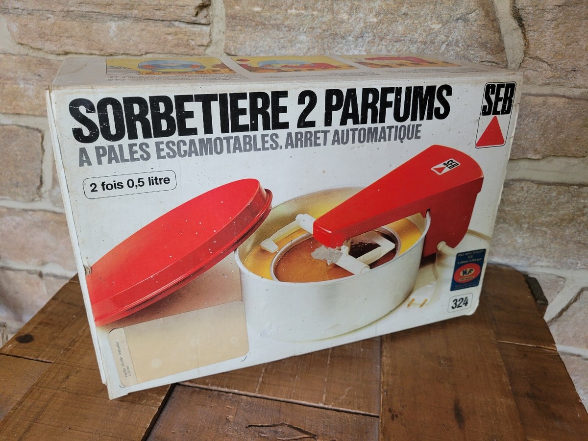 Ancienne Sorbetière SEB, Machine À Glace Vintage, Type 320