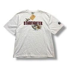 Vintage 1997 Star Wars Embroidered Deadstock Shirt Star Fighter XL Flawed