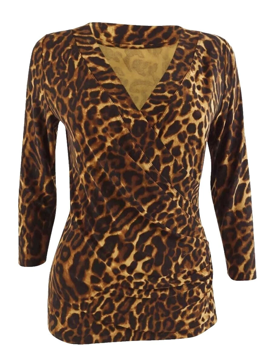 Animal Lauren Ralph Lauren Women's Tops impresión de mujer