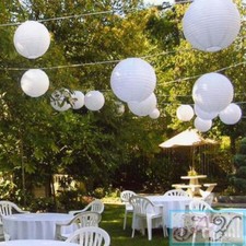 24x mix white paper lanterns engagement wedding birthday anniversary decoration