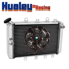 Aluminum Radiator & FAN For 2007-2014 Yamaha Grizzly 700 / 2009-2014 Grizzly 550