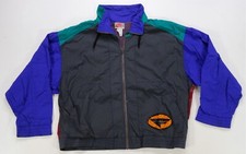 Rare Vintage NIKE Flight Patch Color Block Full Zip Windbreaker Jacket 80s 90s M
