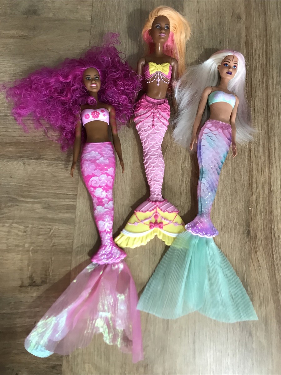 Mermaid Color Barbie Colour Reveal Doll Series Barbie Mermaid Dolls Colour  Reveal ,sweetville Mattel