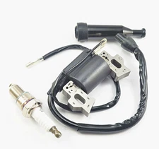 Ignition Coil & Spark Plug for DuroMax DJ168F-18100-C Generator Power Washer