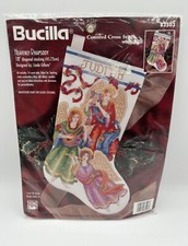 Bucilla 18" Heavenly Rhapsody Stocking Counted Cross Stitch Kit 83503 NIP