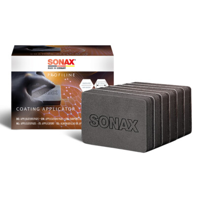 SONAX Profiline 6 Stück Coating Applicator Applikationspads Versiegelung Lack