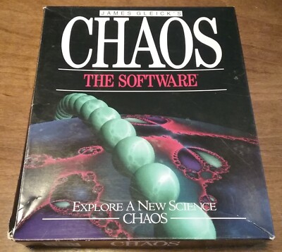Chaos The Making of a New Science James Gleick Software Program 3.5'' 5.25'' Disks