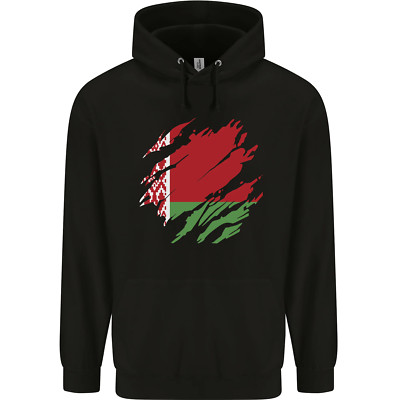 Zerrissene Weißrussische Flagge Weißrussischer Tag Fußball Kinder Kids Hoodie