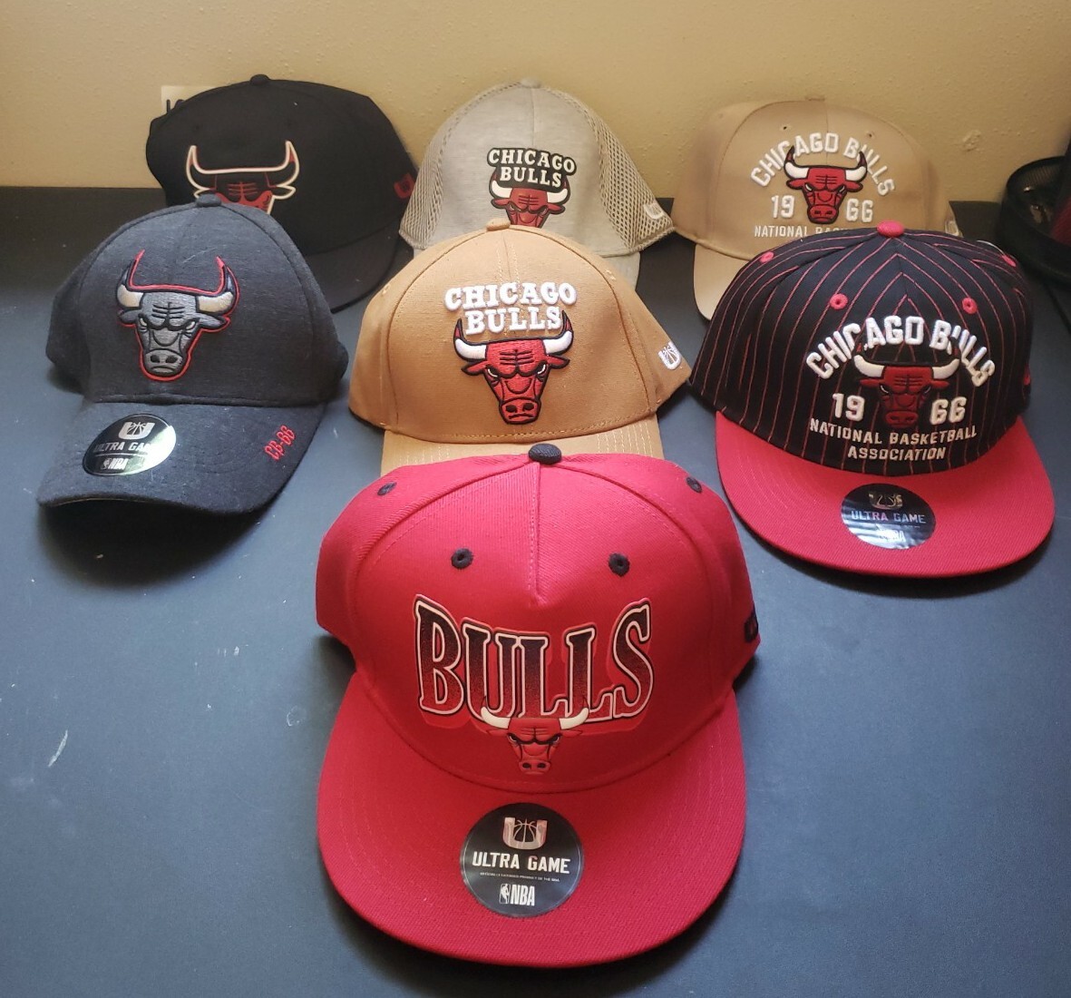 NBA シカゴブルズ キャップ Ultra Game Chicago Bulls Ultra Game Official NBA Snapback Hat Cap All