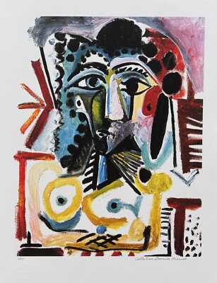 Pablo Picasso BUSTO DE MUJER Estate Signed Limited Edition Giclee Art 26'' x 20