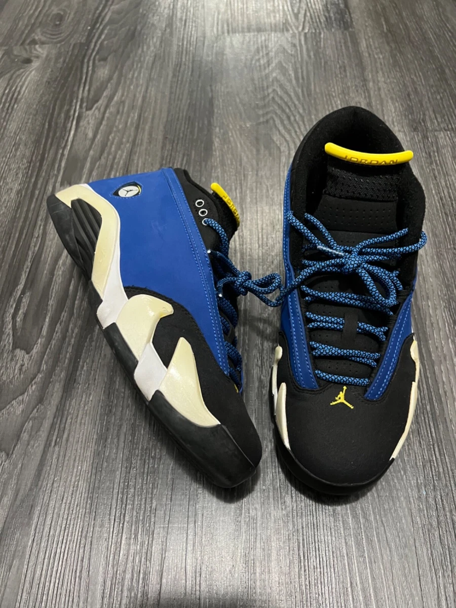 Jordan 14 blue yellow discount