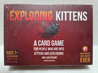 Exploding Kittens Original Edition Card Game New Sealed