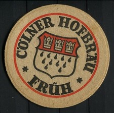 Colner Hofbrau Fruh Vintage Beer Mat