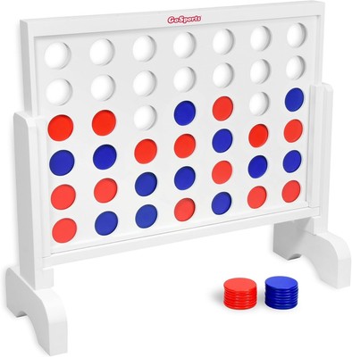 2ft Portable Giant 4 in A Row Game for Outdoor Parties - Includes Case!