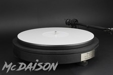 McDAISON TAPPETINO SLIPMAT perspex bianco panno giradischi piatto antistatico dj