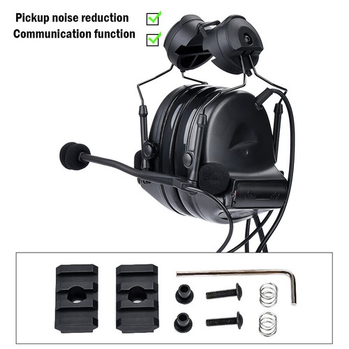 WADSN Softair Comtac II Schnellhelm Headset Geräuschunterdrückung Jagd U94PTT - Bild 11 von 22