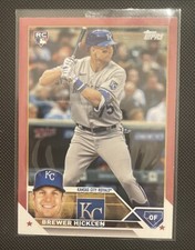 2023 Topps Update Series - Mother's Day Hot Pink #US37 Brewer Hicklen /50 (RC)