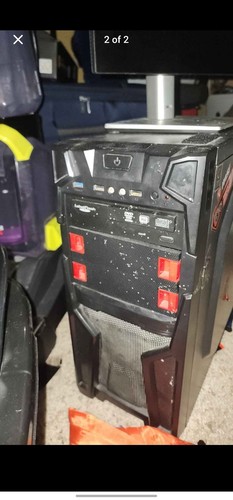Custom black gaming pc 3060, 32 gb rgb ram, ryzen 7