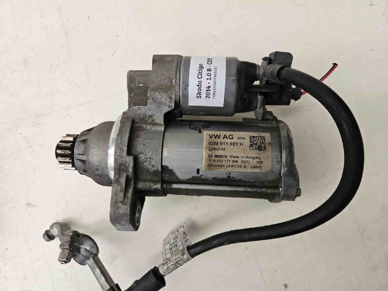 MOTORINO D' AVVIAMENTO PER SKODA Citigo 1° Serie 02m911021h benzina 1.0 (11>)