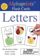 Alphaprints: Wipe Clean Flash Cards Letters by Roger Priddy English Cards Book