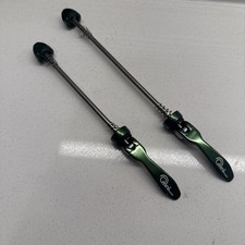 OMNI Racer Quick Release Skewers Anodized Green 100/135mm