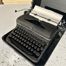 Vintage Royal Typewriter Quiet Deluxe Model A -1412389 1940s camera black thumbnail