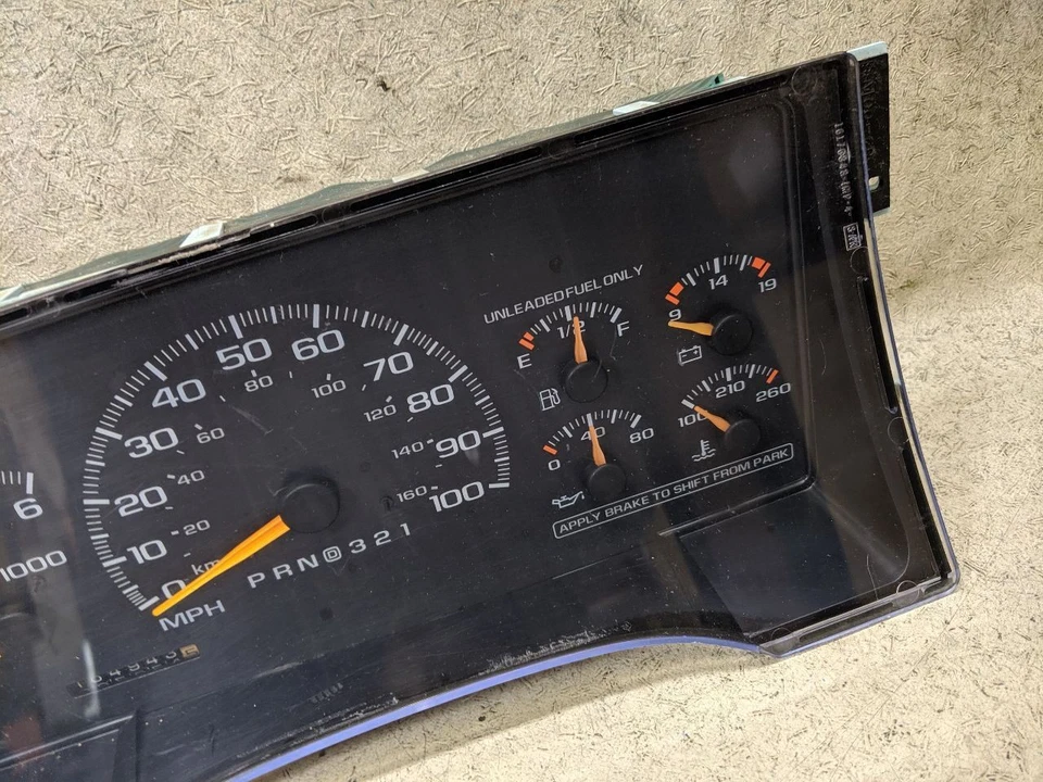 Cuadro de instrumentos velocímetro 16221455 compatible con 95-00 Chevrolet Tahoe o48-203513 Foto 3 de 4