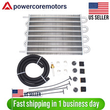 Universal Transmission Oil Cooler Kit 8 Pass Tube And Fin Oil Cooler Kit Oc-1405