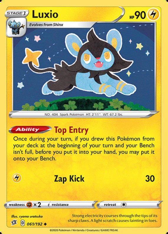 Luxio - 061/192 - Uncommon - Lightly Played - Sword & Shield - Rebel Clash