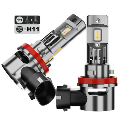 Set Leuchten LED H16 12/24V 1:1 Easypro Plug & Play Canbus FuZion