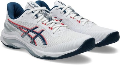ASICS Volleyball Shoes NETBURNER BALLISTIC FF 4 1053A070-101 White/Mako Blue