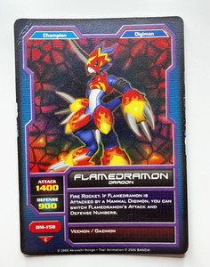 flamedramon digimon card [BT8-012] (2024 Evolution Cup Top 4) [New Awakening Promos] 3 [[Digivolve] [Veemon] EX3 Draconic Roar] Veemon, Flamedramon