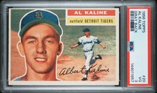 Al Kaline 1956 Topps Gray back PSA 3 #20 Detroit Tigers