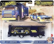 1/64 Fiat 131 Abarth Transporter Second Story Hot Wheels [HRV43]