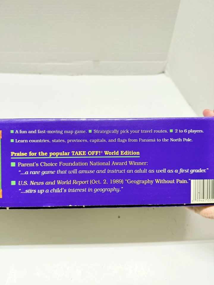 Vintage 1990 Take Off Board Game Teaches Geography North America Edition Learn - Image 3 of 4